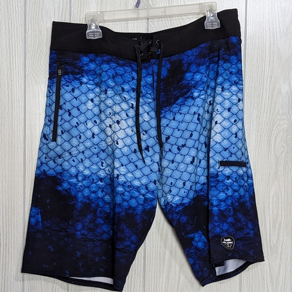 Pelagic Swim Pelagic Hydrolite Board Shorts 34 Swim Fishing Gear